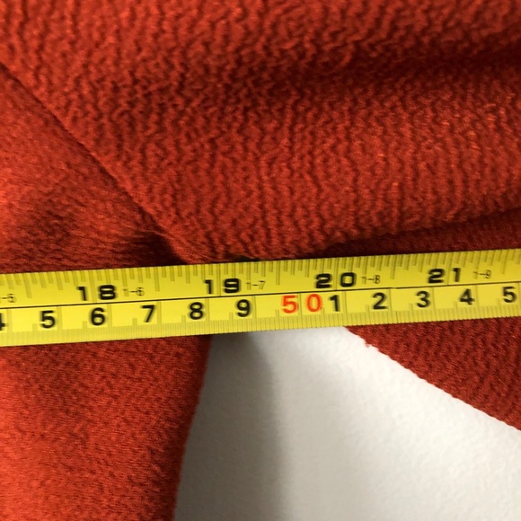 European Rust & Cream Layered Camisole Top Size 6 - Picture 5 of 7